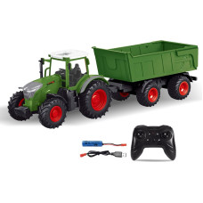 Puldiga juhitav traktor haagisega