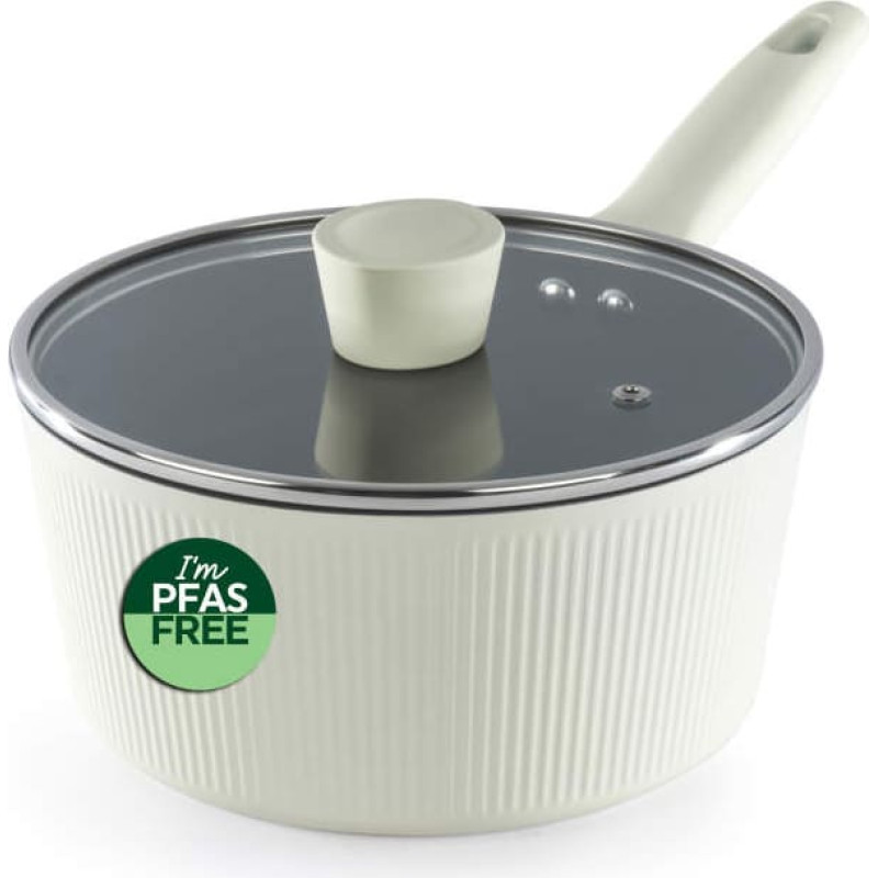 Russell Hobbs RH03868C Cote 20 cm Saucepan, Cream
