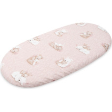 Sensillo STROLLER BEDSHEET COTTON 35x75 BEAR AND RABBIT