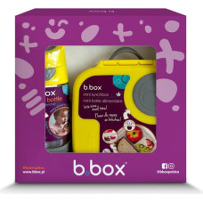 B.box 62061 Zestaw Mini Lunchbox + butelka tritanowa ze słomką 450ml Lemon Sherbet
