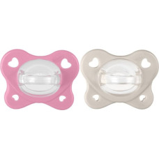 Chicco 175420 PACIFIER PHYSIOFORMA DUAL SOFT 6-16M 2PCS PINK