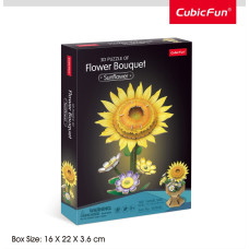 Cubic Fun CUBICFUN 3D пазл &laquo;Букет цветов &ndash; подсолнух&raquo;