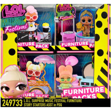 LOL L.O.L. Surprise Music Festival Furniture Packs/Story Starters Asst 249733-EUC