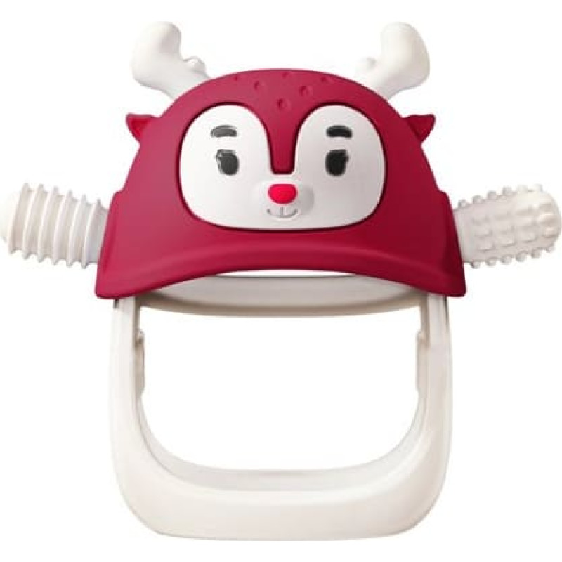 Smily Mia M12032-7 Gryzak dla Niemowlaka Renifer Chimney Red