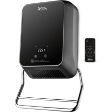 Pie sienas stiprināms vannas istabas sildītājs Warmtech, 2000 W, melns