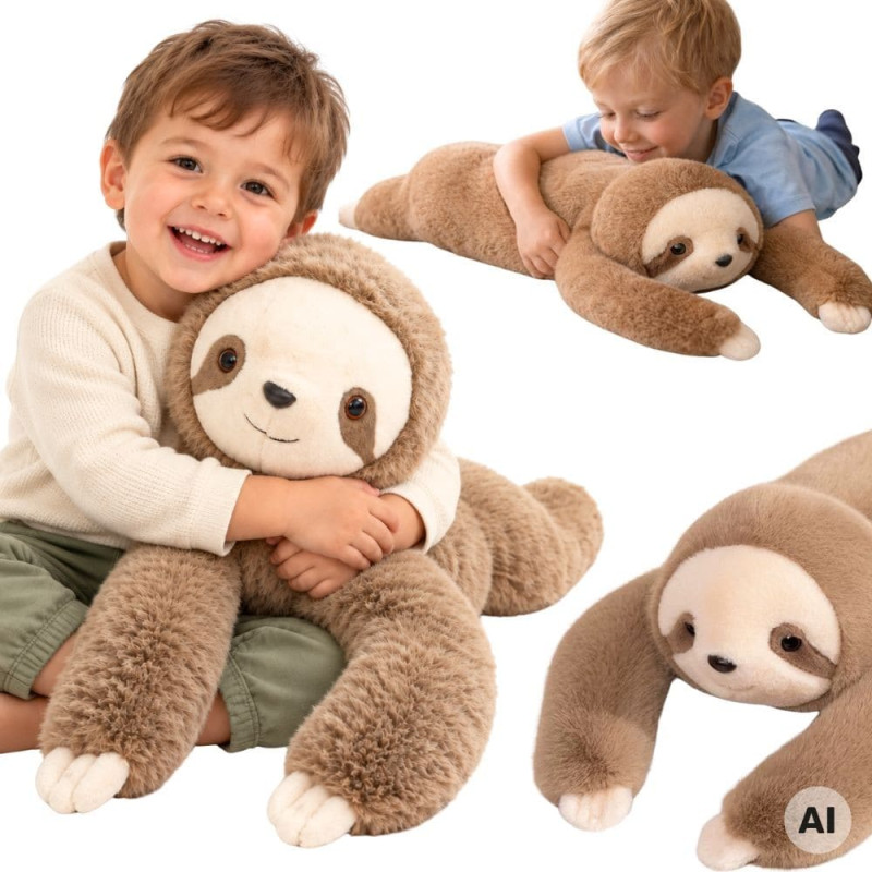 Woopie Sloth Weighted Sensory Plush Toy 2.5kg
