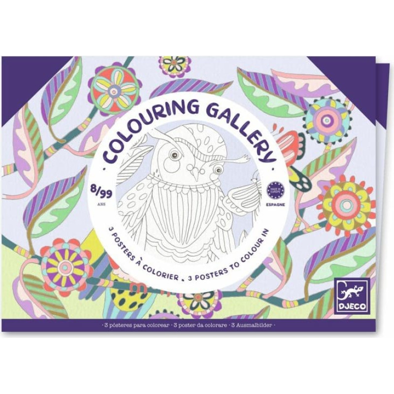 DJECO Галерея раскрасок - Птицы DJ08691