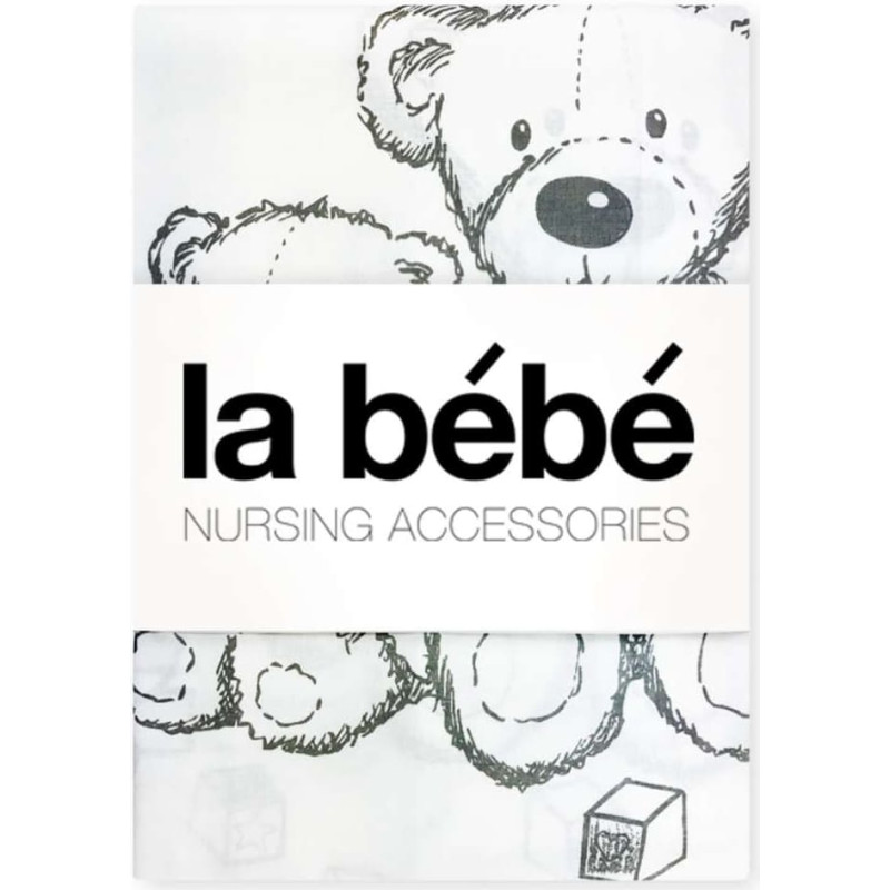 La Bebe Cotton White Bears Art.44657 Комплект детского постельного белья из 3х частей 105x150см