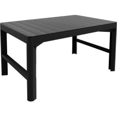 Keter Садовый стол Lyon Rattan Table серый