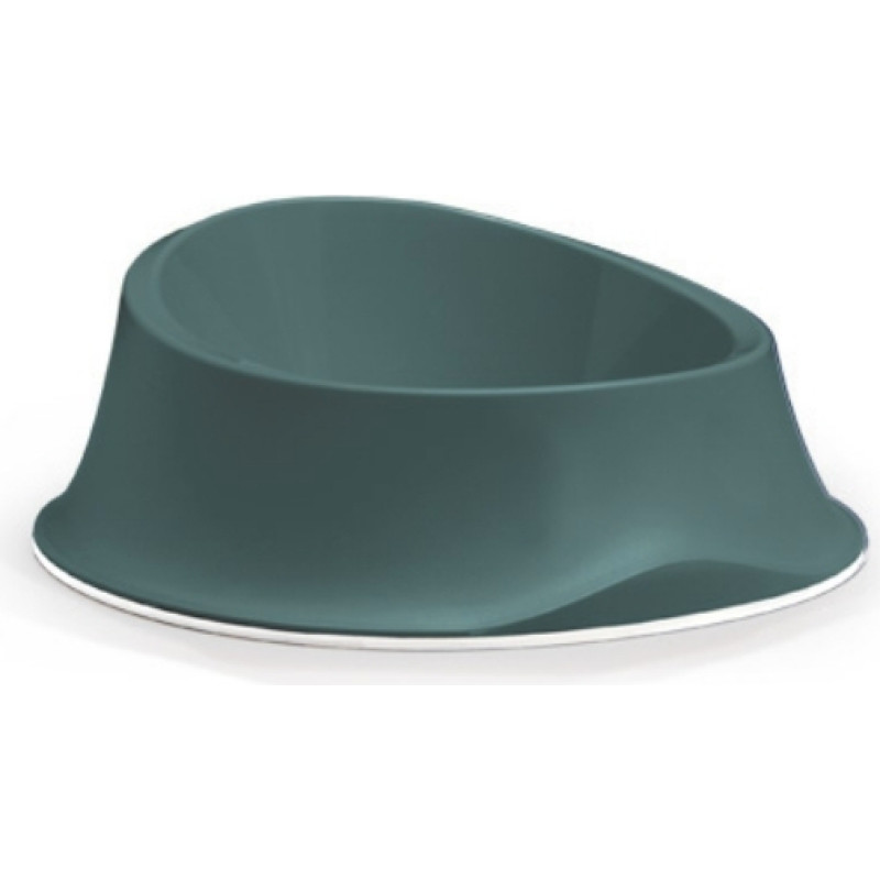 Stefanplast Кормушка Chic 0,65л 22х22х8,6см зеленая