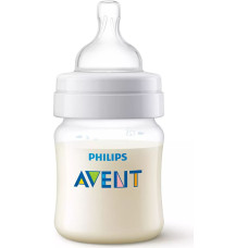 PHILIPS AVENT антиколиковая бутылочка 125ml, с соской для новорожденных 0m+. SCY100/01