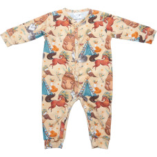 Baby In World BABY 01394 Pajac niemowlęcy dł rękaw Boho Boy 68/74