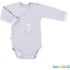 Ubranka EWA 852786 NEWBORN Body REGL DŁ szary 62