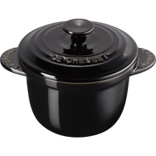 Le Creuset Мини-кокотница из керамогранита Ø13 см / 0,45 л черный