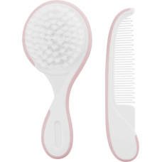 Comb and Brush Utility Pink