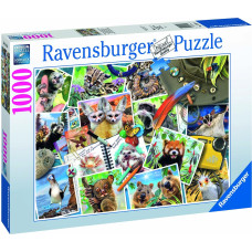 Ravensburger Puzzle Travellers Animal Journal 1000pc 17322