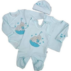 Koala Baby Baby linen set - 4 parts - 11-162 - UMBRELLA - BLUE -  size 50