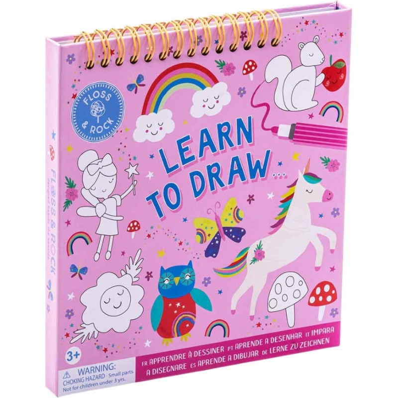Floss & Rock Learn To Draw, Rainbow Fairy