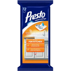 Presto Салфетки влажные для кухни 72 шт.