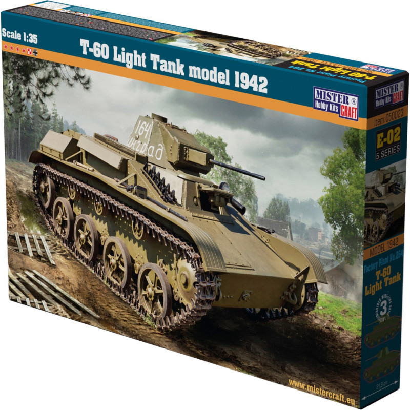 MODEL CZOŁG T-60 LIGHT TANK 1:35