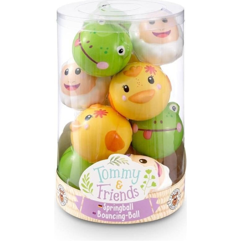 Trendhaus Tommy & Friends - Прыгающий мяч - животные (1 шт., 3 дизайна)