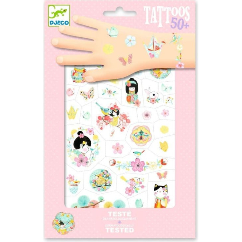 Djeco Татуировки - Сакура (50+ tattoos)
