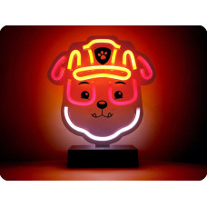 PAW PATROL Led neona lampa uz statīva bērniem, Ķepu patruļa-Rubble - 29672