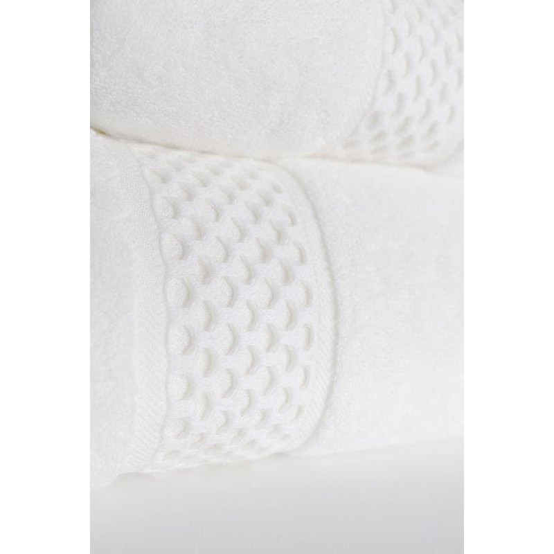 RĘCZNIK RETE 70X140 FROTTE KREM 650G. BAW.PRZĘDZA DWUPĘTELKOWA SOFT TOUCH 24/2