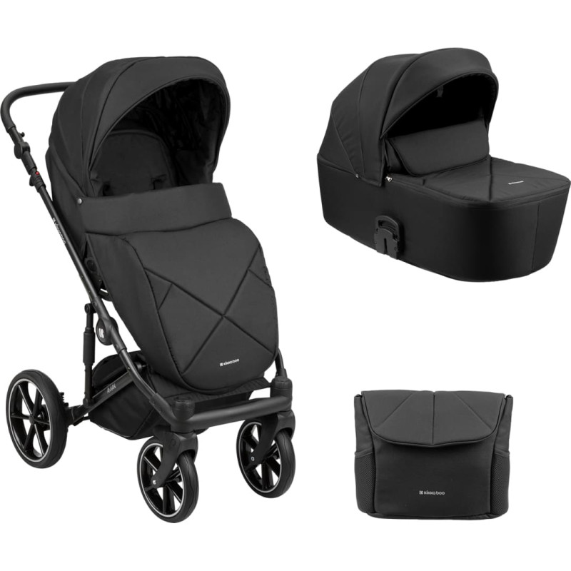 KikkaBoo Универсальная коляска 2-in-1 Amani Black