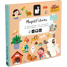 Janod Книжка Магнитные истории -домашние животные