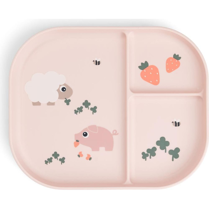 Done By Deer тарелка Foodie Tiny farm Powder