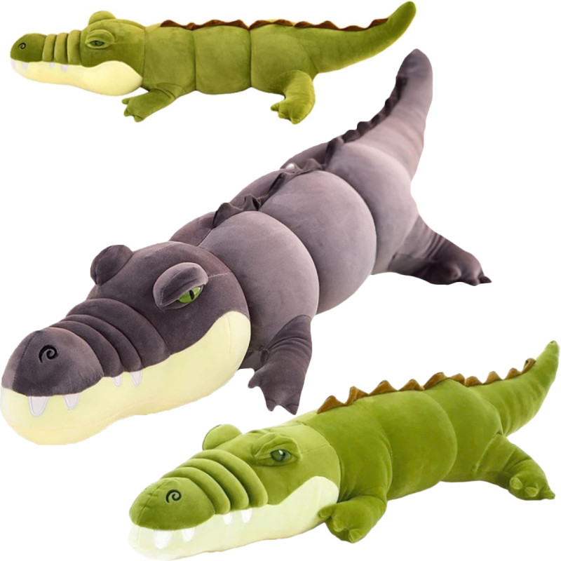 MASKOTKA PLUSZOWA KROKODYL 2 KOLORY