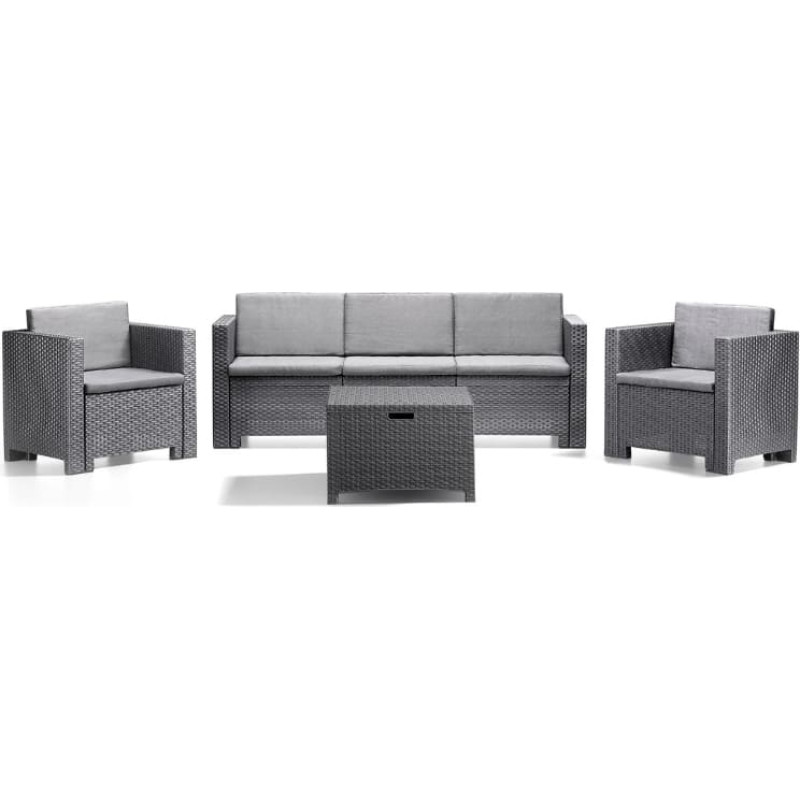 Bica Комплект садовой мебели Set Colorado 3 серый