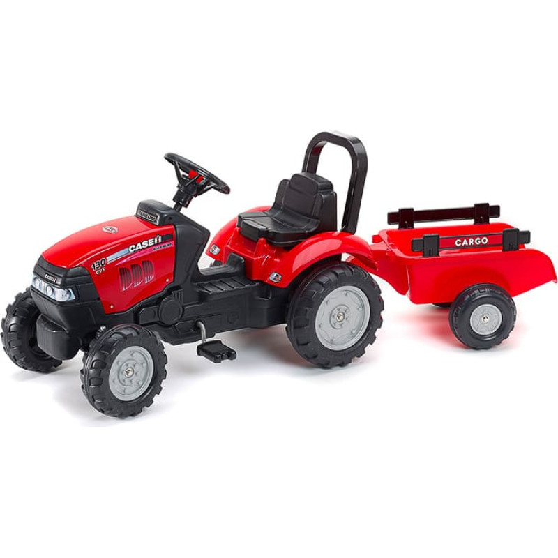 Falk Педальный трактор Case IH с прицепом