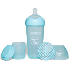 Twistshake Pro Double Anti-Colic Feeding Bottle 330ml Pastel Blue 79041