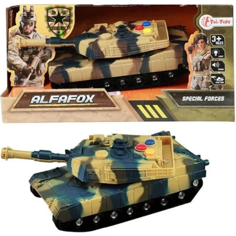 Танк Alfafox со звуковыми эффектами – 17 см