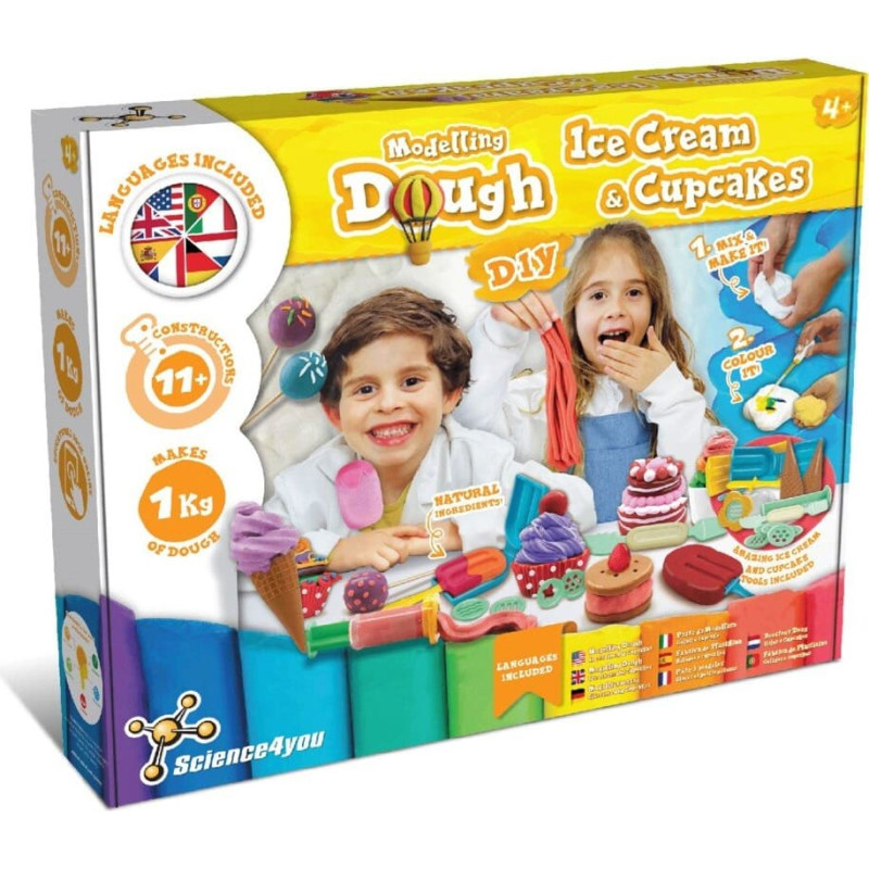 Science4You Сделай сам - Масса для лепки - Мороженое и капкейки