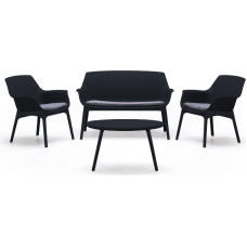 Bica Комплект садовой мебели Luxor Lounge Set серый