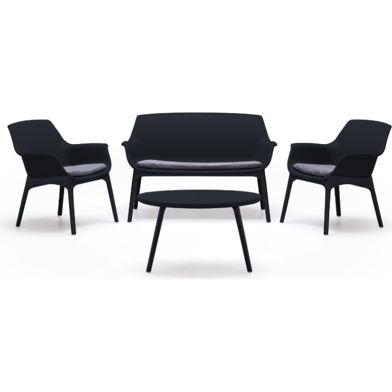 Bica Комплект садовой мебели Luxor Lounge Set серый