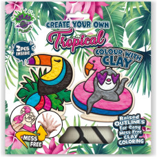 Splat Planet clay colouring Tropical