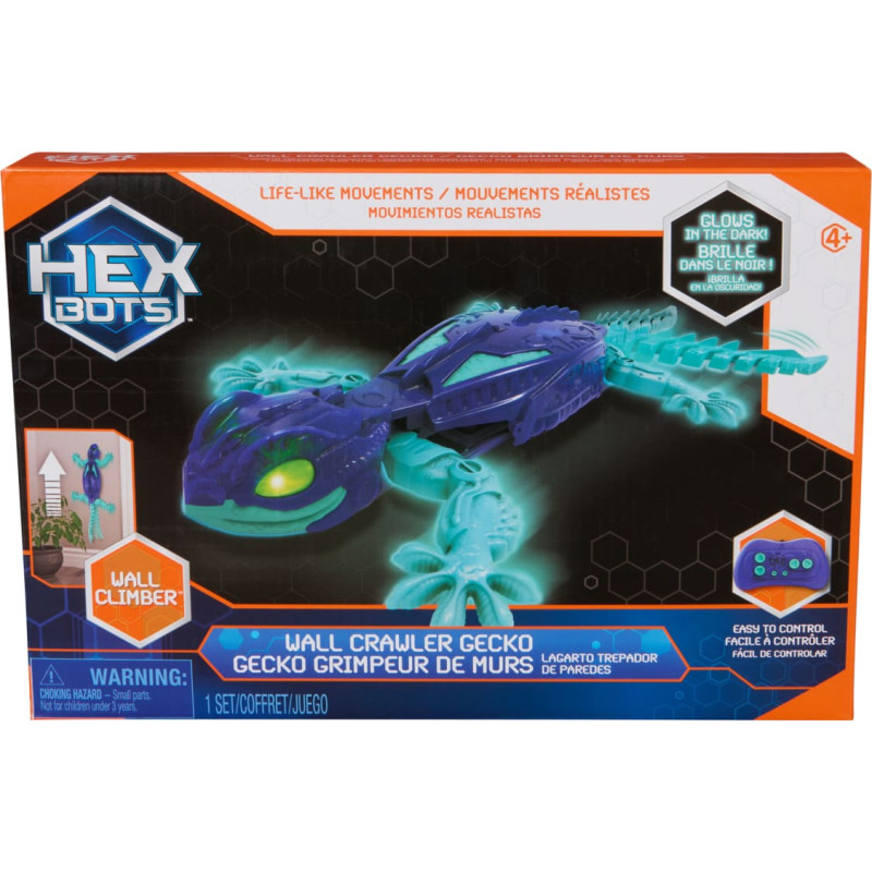 Hex Bots Интерактивная игрушка Светящийся в темноте Геккон