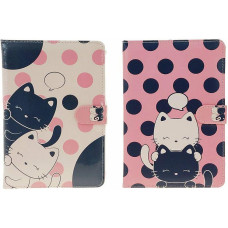 Блокнот «Котики», розовый/чёрный (620315)