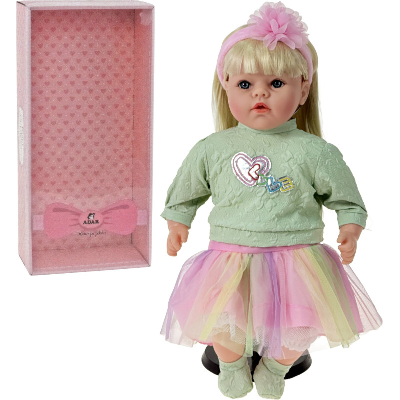 LALKA W SUKIENCE POLSKI GŁOS 42cm