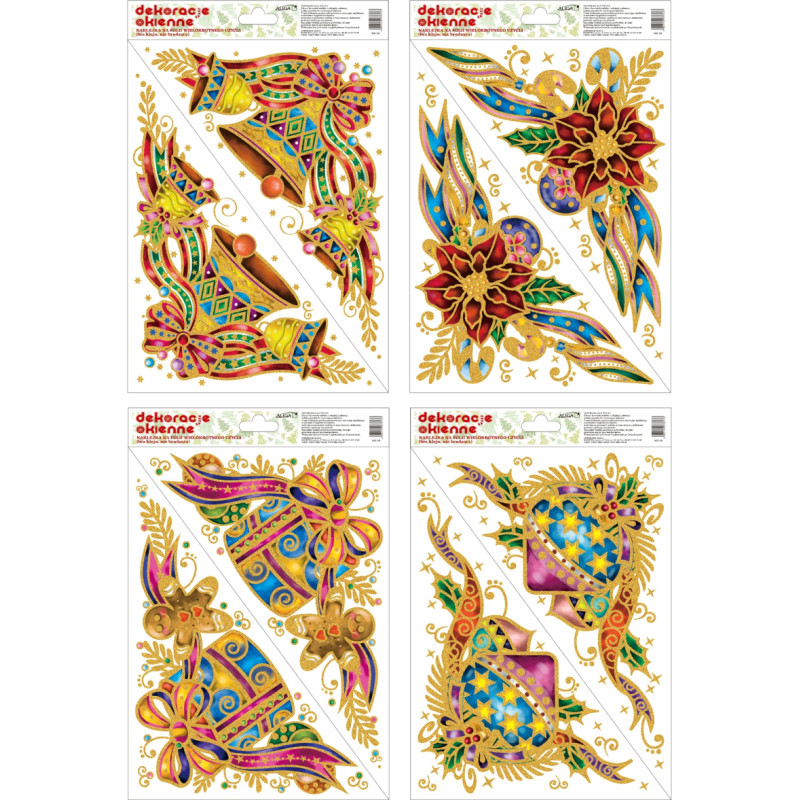 WITRAŻ BROKATOWY NAROŻNY 4 WZORY