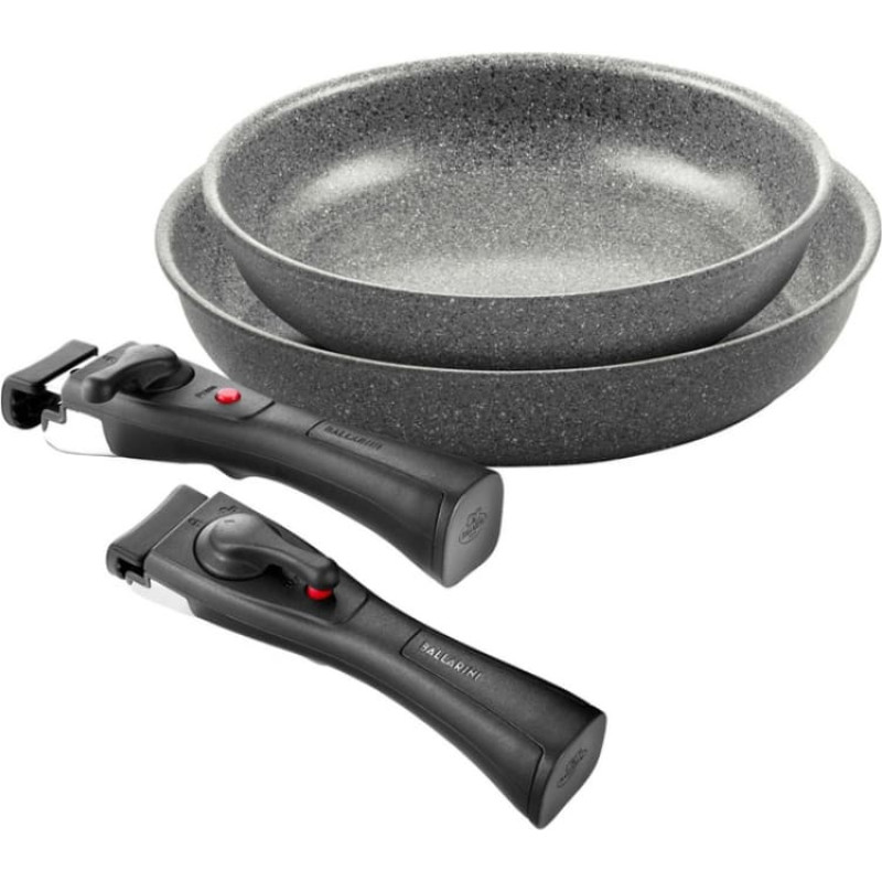 Ballarini Набор из 2 кастрюль Torre &Oslash;24 см и &Oslash;28 см + 2 съемные ручки