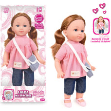 Artyk 185656 Lalka NATALIA funkcyjna w r&oacute;żowej tunice 36 cm