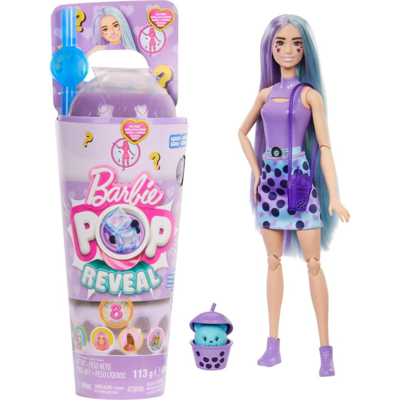 Other Doll -  91284- BARBIE - POP REVEAL - BUBBLE TEA