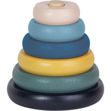 Petite&Mars 615728 Drewniana zabawka - wieża Orbit Cosmic Blue 36 m+