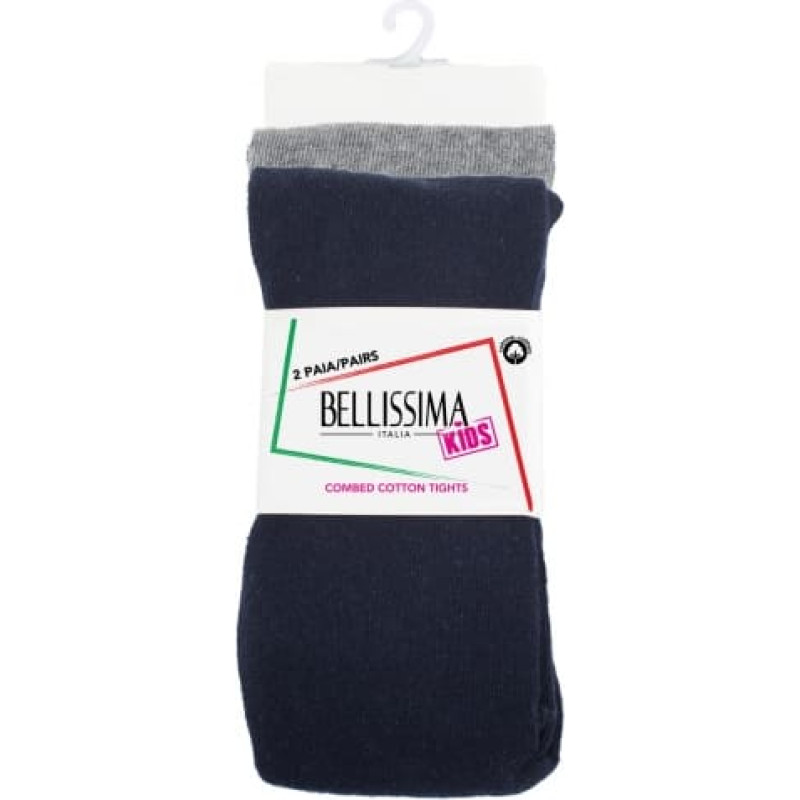 Bellissima Детские колготки B451 mel.grey/d.blue 98/104 2 pairs