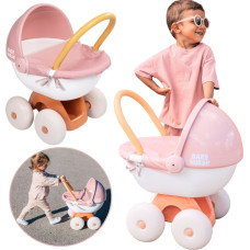 Smoby Baby Nurse Wózek Głęboki z Plastikowym Daszkiem